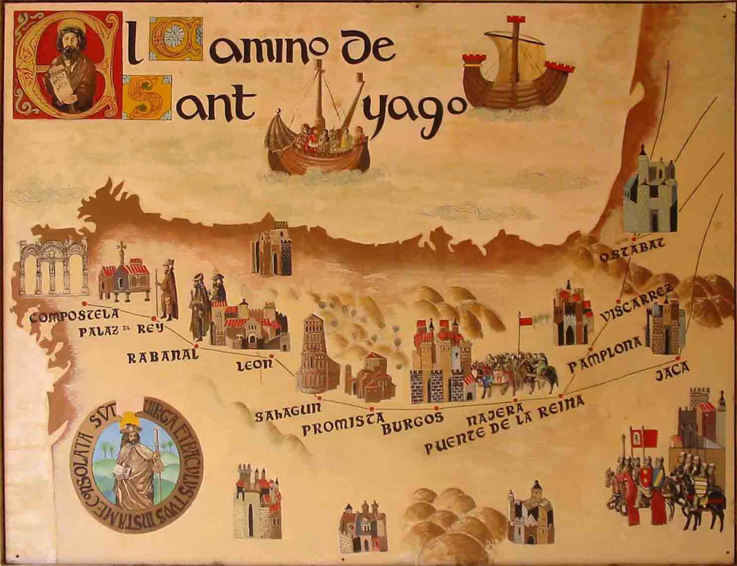 El Camino de Santiago y de donde provienen sus peregrinos
