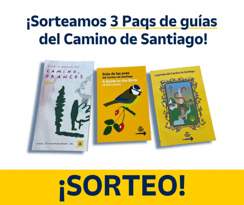 ¡Sorteamos 3 Paqs de guías del Camino de Santiago!