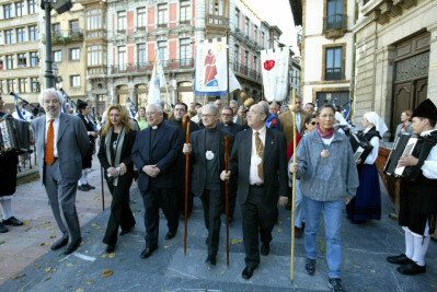 Celebración en el Camino de Santiago