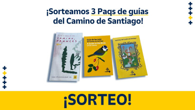 ¡Sorteamos 3 Paqs de guías del Camino de Santiago!